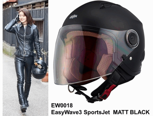 ジェット ヘルメット Easy Wave3 Sports Jet EW0018 godblinc ゴッドブリンク