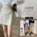 レディース フェイクレザー Aライン ミニタイトスカート 40～43cm丈 Nana Style