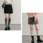 ◎レディース ミニスカート 38.5～39.5cm丈 バックファスナー