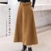 レディース フレアスカート ロング 77～80cm丈 バックファスナー AMANDPM