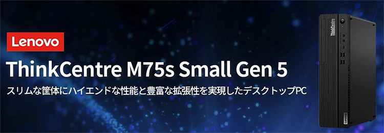 新品 デスクトップパソコン PC レノボ Levono ThinkCentre M75s Small Gen5 AMD Ryzen5 8500G Windows11