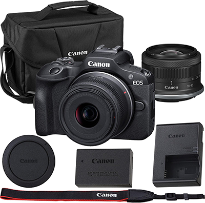 新品 ミラーレスカメラ キヤノン Canon EOS R100 18-45mm カメラ」バック