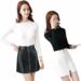レディース Aライン ミニスカート フロントジッパー MDKSTORE