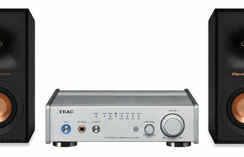 オーディオ AI-303S プリメインアンプ TEAC Klipsch,R-40M ブックシェルフスピーカー 2本1組
