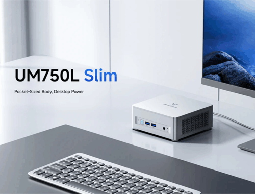 新品 ミニデスクトップパソコン PC MINISFORUM UM750L Slim AMD Ryzen5 7545U 3画面出力 Windows11