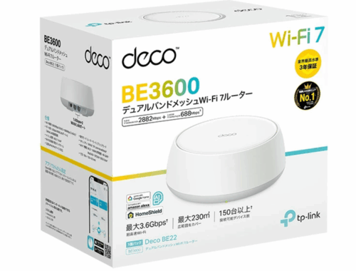 新品 無線LANルーター 親機 Deco BE22 Wi-Fi7 TP-Link