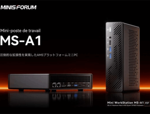 新品 ミニデスクトップパソコン PC MINISFORUM MS-ベアボーン/R9 9950XA1/R7 8700G 3画面出力 Windows11