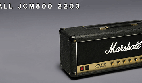 中古 ギターアンプヘッド マーシャル Marshall JCM800/2203 真空管 1985年製