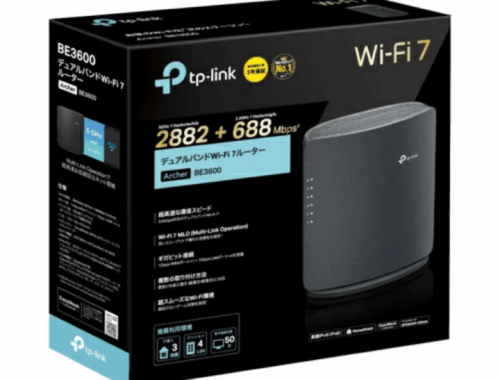 新品 無線LANルーター 親機 TP-Link BE3600 Wi-Fi7