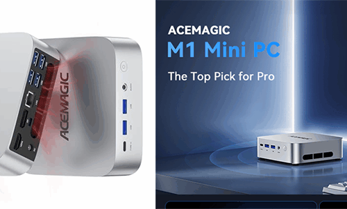 新品 ミニデスクトップパソコン PC ACEMAGIC M1 Core i9-11900H 3画面出力 Windows11