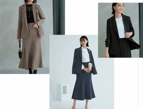 レディース スーツ セミダブルテーラードジャケット マーメイドスカート DressingU