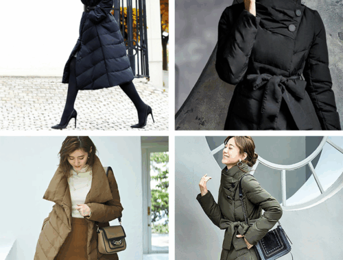 レディース ダウン コート ロング アシンメトリー DressingU