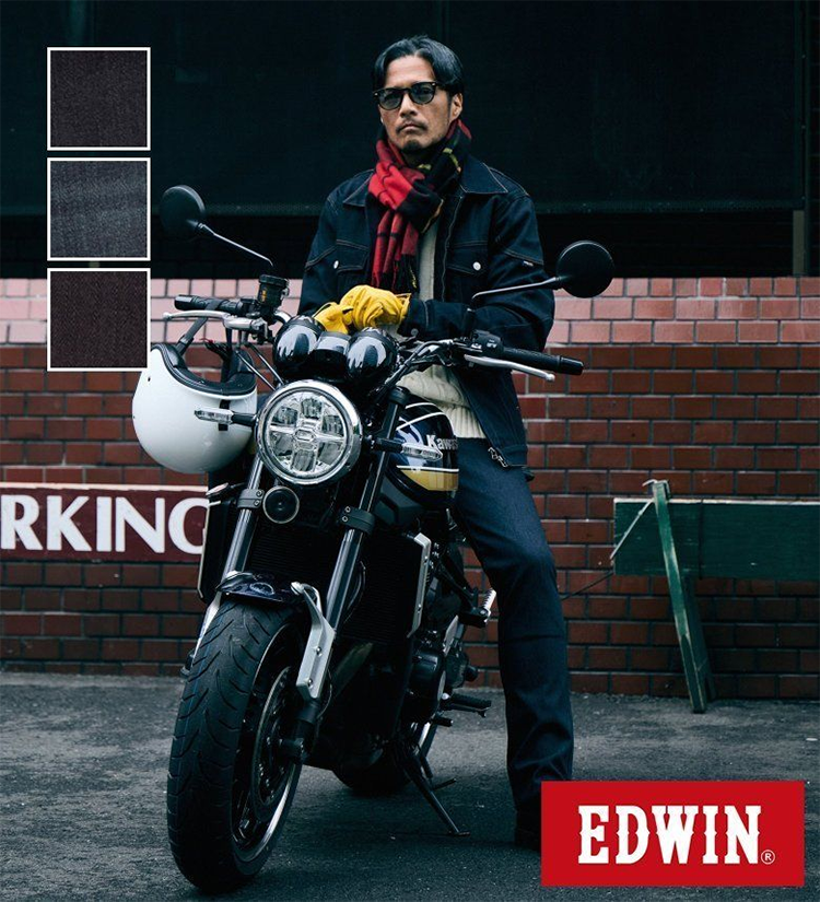 メンズ ライダース ジーンズ デニム パンツ WILD FIRE EDWIN エドウィン