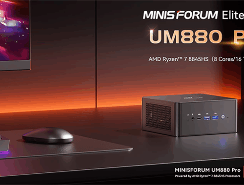 新品 ミニデスクトップパソコン PC MINISFORUM UM880 Pro AMD Ryzen7 8845HS Windows11 4画面同時出力