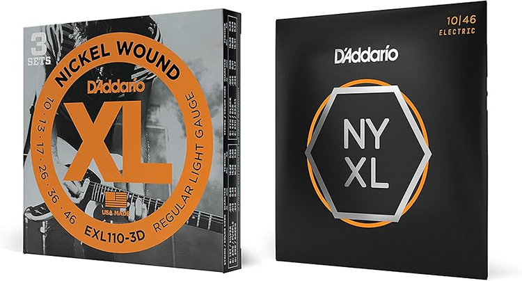新品 エレキギター 弦 XL Nickel EXL110-3D 3Pack 10-46 D’Addario ダダリオ