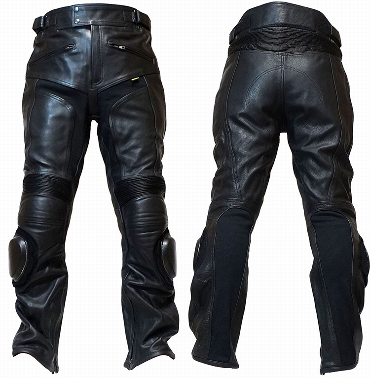 メンズ ライダース パンツ 本革 カウハイド レザー P09 clooney