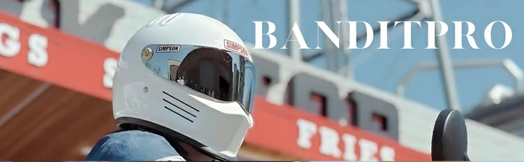 バイク フルフェース ヘルメット バンディットプロ シンプソン SIMPSON