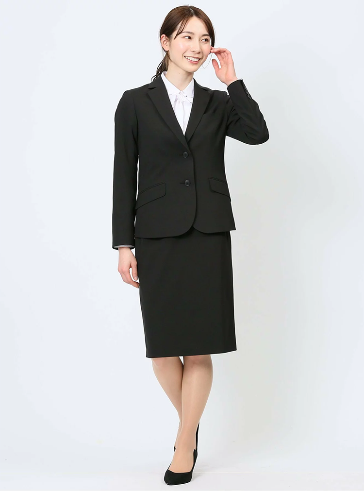 レディース スーツ シングルジャケット タイトスカート 2ボタン m.f.editorial
