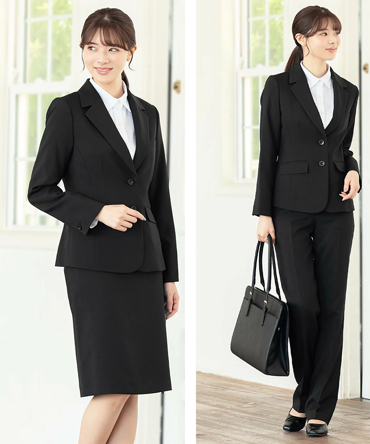 レディース スーツ ジャケット タイトスカート パンツ 3点セット AddRouge
