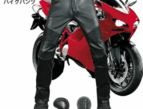 バイク メンズ ライダース レザー パンツ 本革