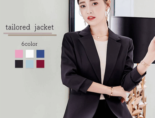 レディース シンプル テーラード ジャケット 1つボタン TOKYO SIC