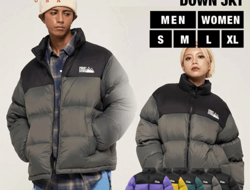 ユニセックス アウトドア ライトバブル ダウン ジャケット ファーストダウン