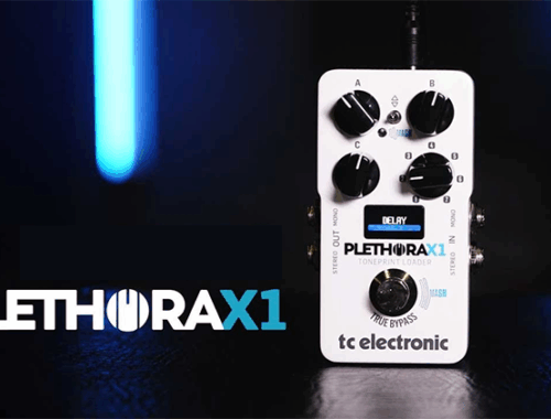 新品 エレキギター エフェクター マルチストンプ PLETHORA X1 tc electronic