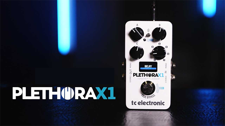 新品 エレキギター エフェクター マルチストンプ PLETHORA X1 tc electronic