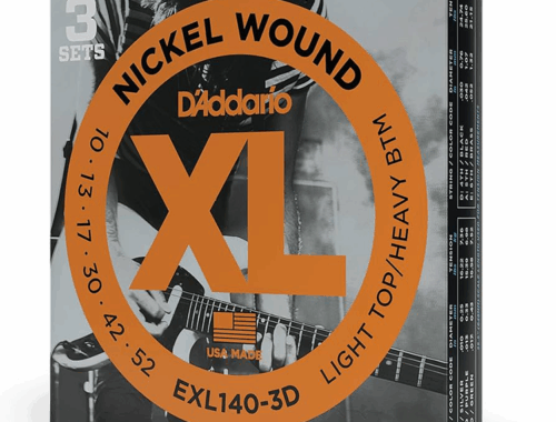 エレキギター 弦 D'Addario ダダリオ EXL140-3D 3セット