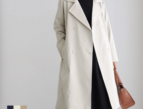 レディース トレンチ コート ダブル ミドル ライナー Pierro