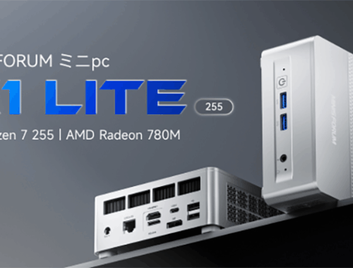 新品 ミニデスクトップパソコン PC MINISFORUM X1 Lite-255 AMD Ryzen7 3画面同時出力 Windows11