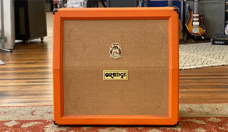 新品 ギターアンプ スピーカー キャビネット オレンジ Orange PPC412