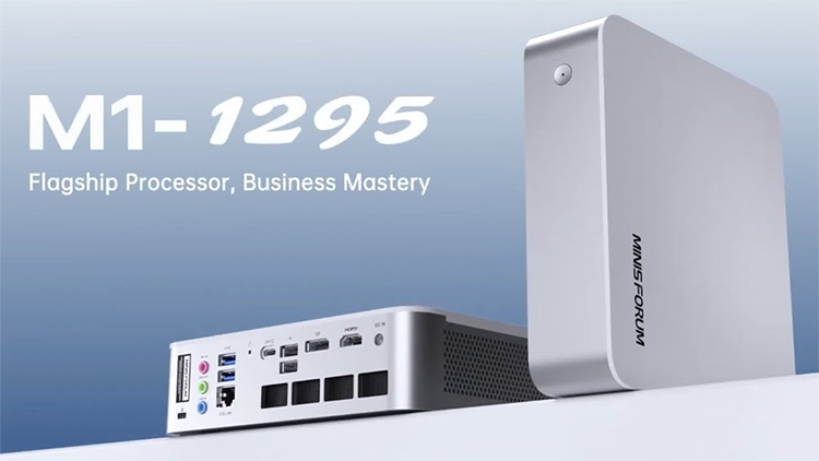 新品 ミニデスクトップパソコン PC MINISFORUM M1-1295 12世代 Core i9-12950HX Windows11 3画面同時出力