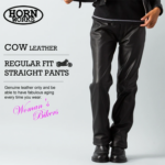 ◎レディース ライダース レザー パンツ 本革 Horn Works