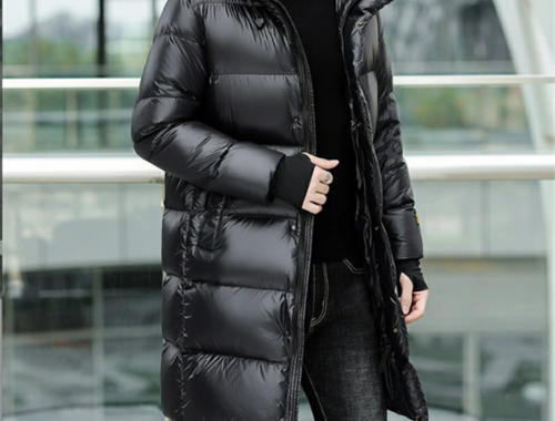 メンズ ダウン コート ジャケット ロング フード 防寒