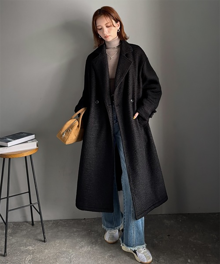 レディース テーラード チェスター コート ロング wx-gc-145 girlwardrobe