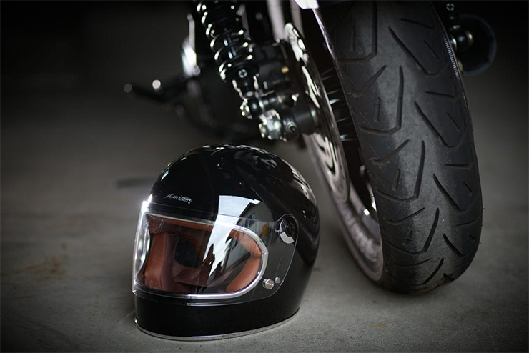 ◎バイク フルフェース ヘルメット ビンテージ LAMP2 HORIZON