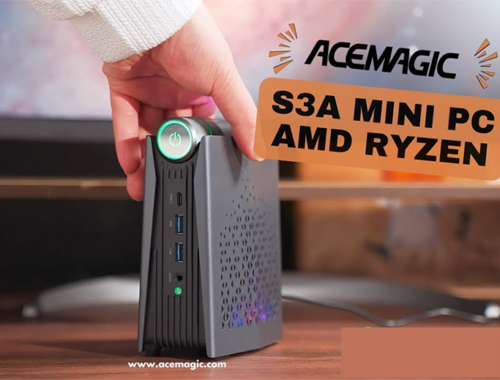 新品 ミニデスクトップパソコン PC ACEMAGIC S3A AMD Ryzen7 5825U/6800H メモリ 16/32GB SSD 512GB/1TB Wi-Fi6 Windows11 3画面同時出力