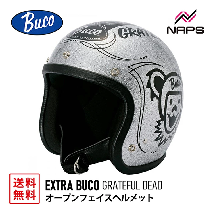 バイク ジェット ヘルメット EXTRA GRATEFUL DEAD BUCO ブコ