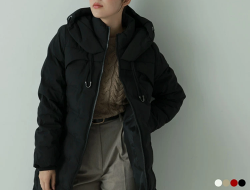 レディース ダウン コート ロング フード Filomo