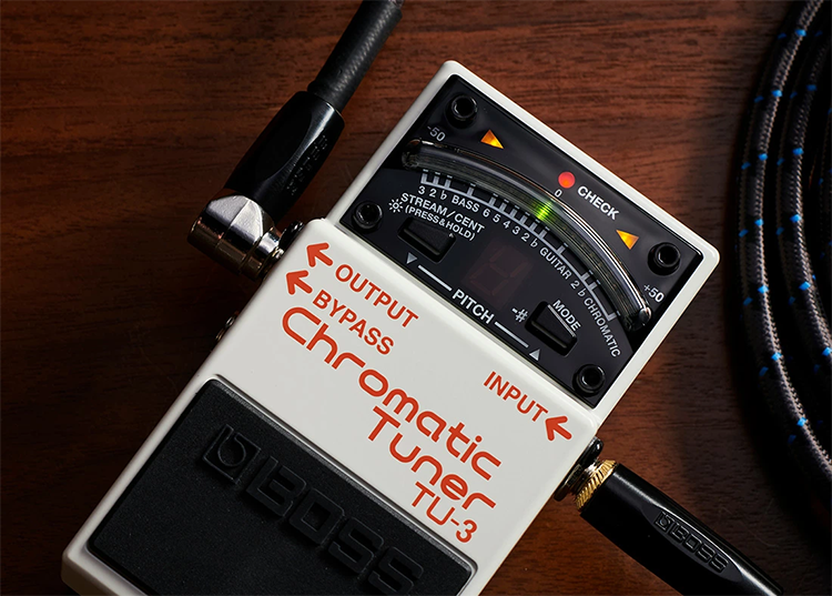 新品 エレキギター エフェクター チューナー Chromatic Tuner TU-3 BOSS ボス