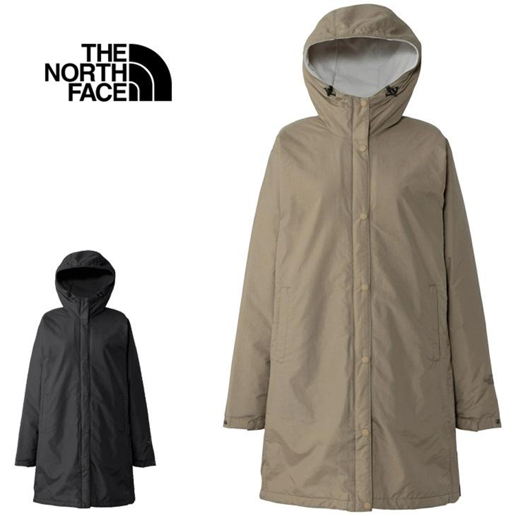 レディース アウトドア コンパクト ノマド コート ミドル丈 ノースフェイス