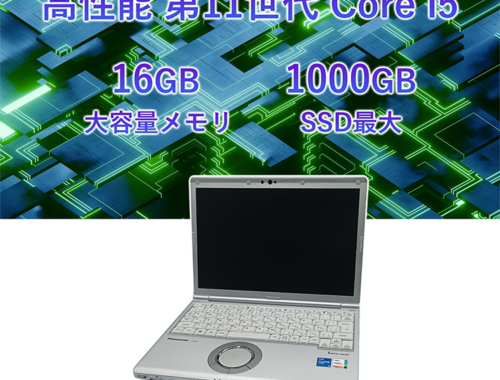中古 ノートパソコン PC パナソニック レッツノート SV1 11世代 Core i5-1145G7 メモリ 16GB SSD 512GB/1TB Wi-Fi6 WPS Office Windows11 12.1型