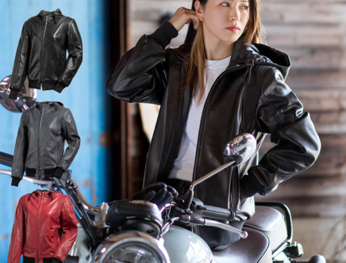 レディース ラムレザー 本革 ライダース ジャケット プロテクター FR25WJ-5 デグナー DEGNER