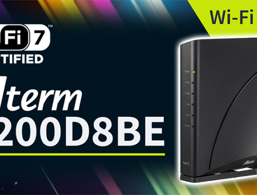新品 無線LANルーター 親機 Wi-Fi7 Aterm PA-7200D8BE NEC