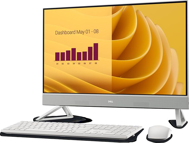 新品 デスクトップパソコン PC 27一体型 デル Dell AIO EC27250 Core7 150U メモリ 32GB SSD 1TB Wi-Fi6 Windows11