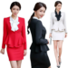レディース セットアップスーツ ジャケット ミニタイトスカート Luckland