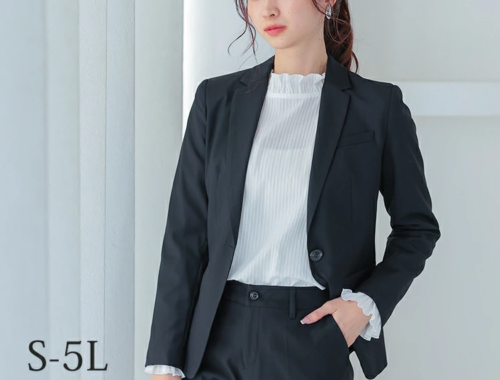 レディース スーツ ビジネス ジャケット パンツ 2点セット DRESS+