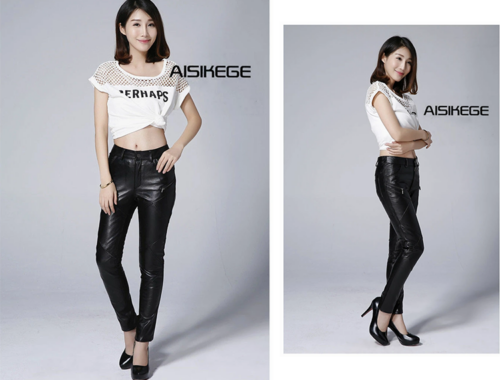 レディース レザー 本革 ライディング パンツ 福祥