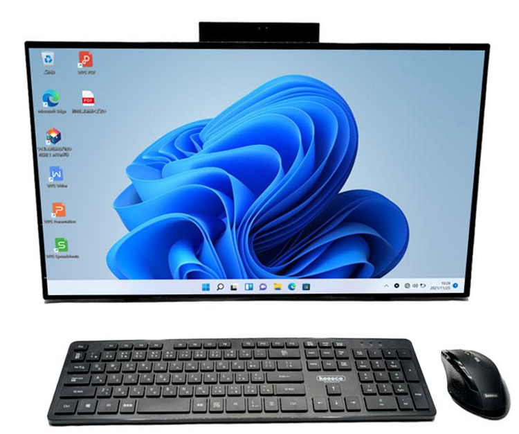 中古 デスクトップパソコン PC 一体型 NEC LAVIE Home All-in-one HA970/R 10世代 Intel Core i7-10510U メモリ 8GB SSD 256GB Wi-Fi6 モニター 27型 WPS Office Windows11